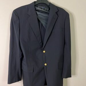 Brooks Brothers 34S Men’s Navy Blue Suit Blazer
